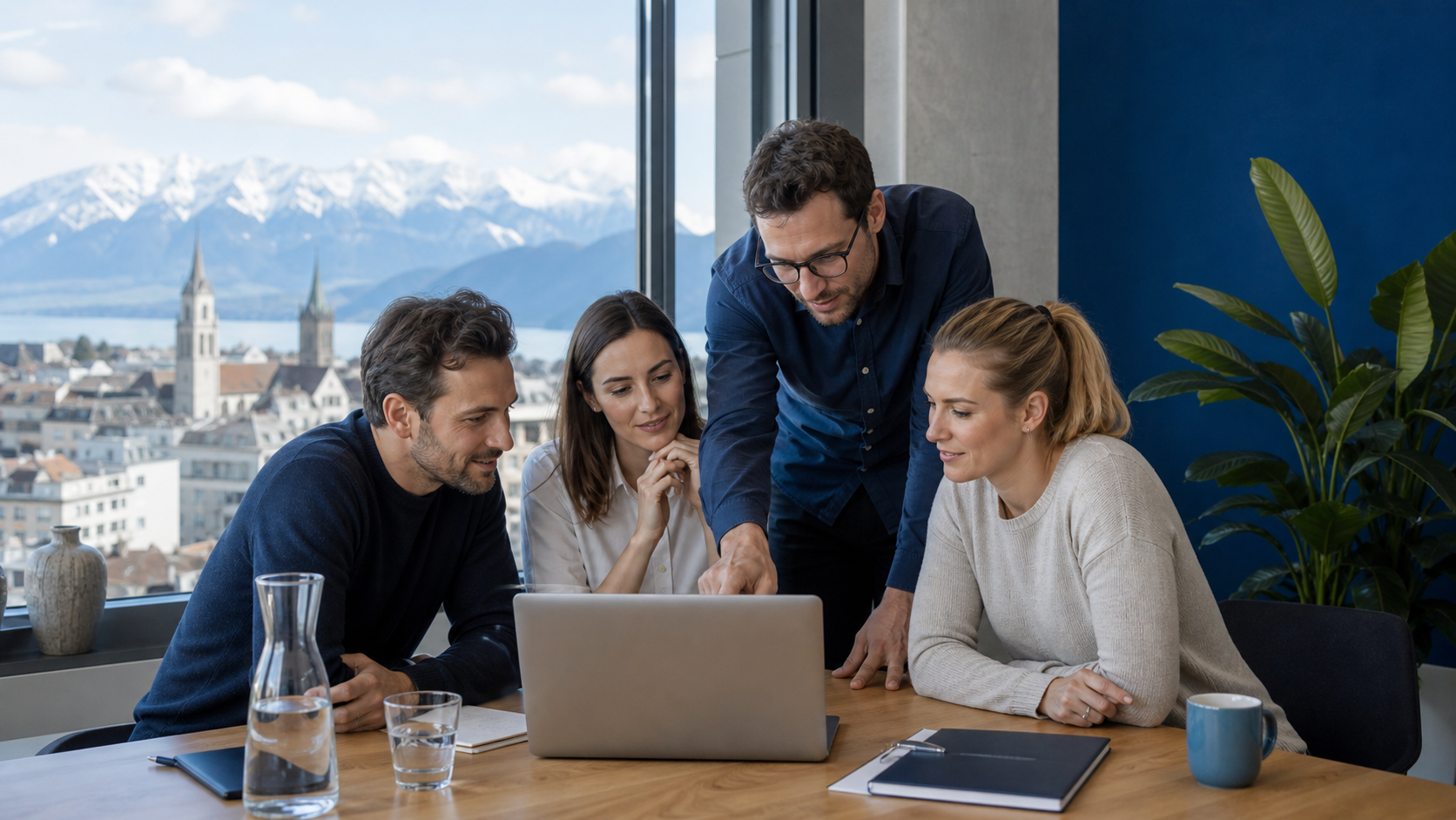 Génération de leads Suisse — illustration dédiée au guide SEO Swiss