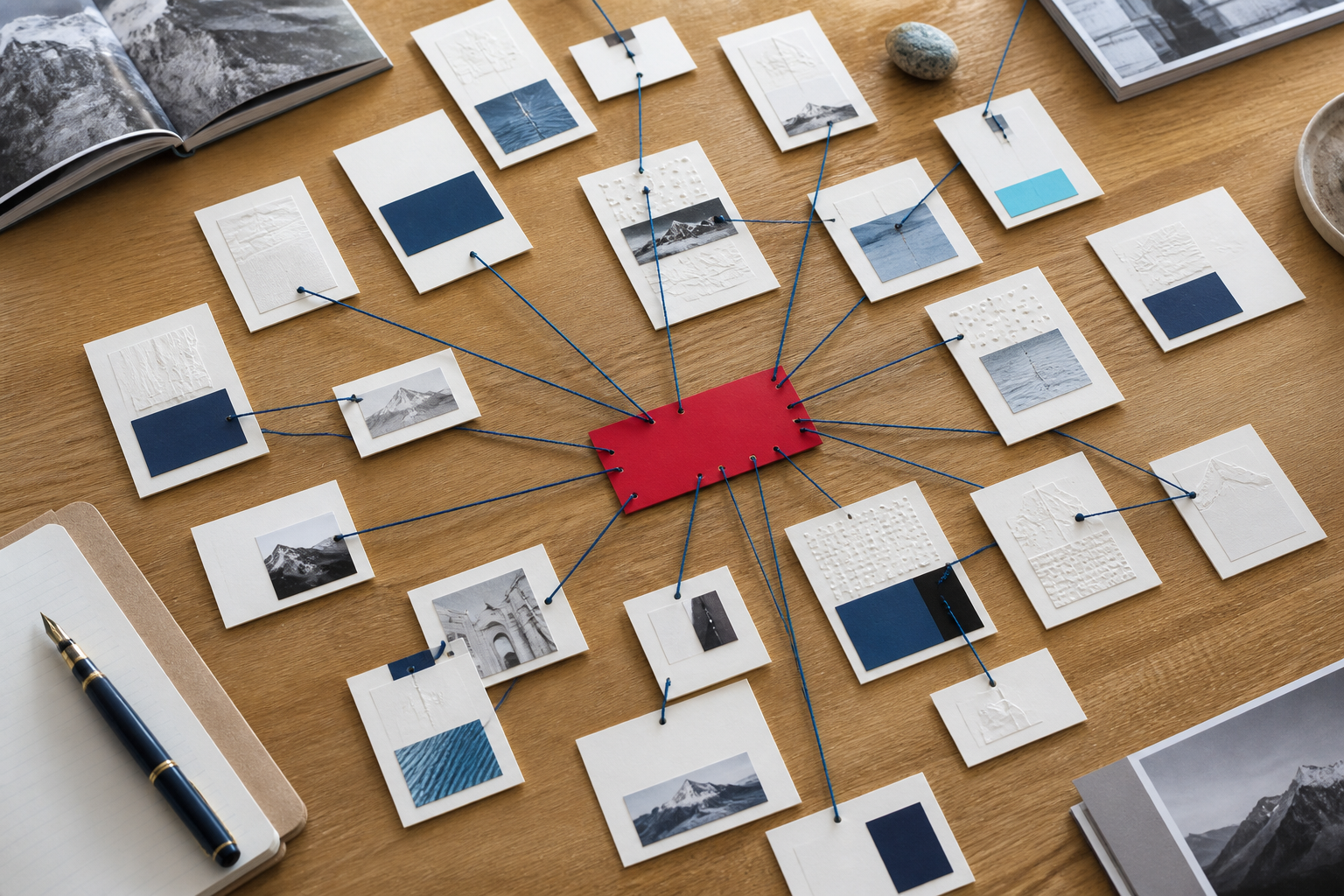 Illustration d'une architecture de contenu SEO suisse