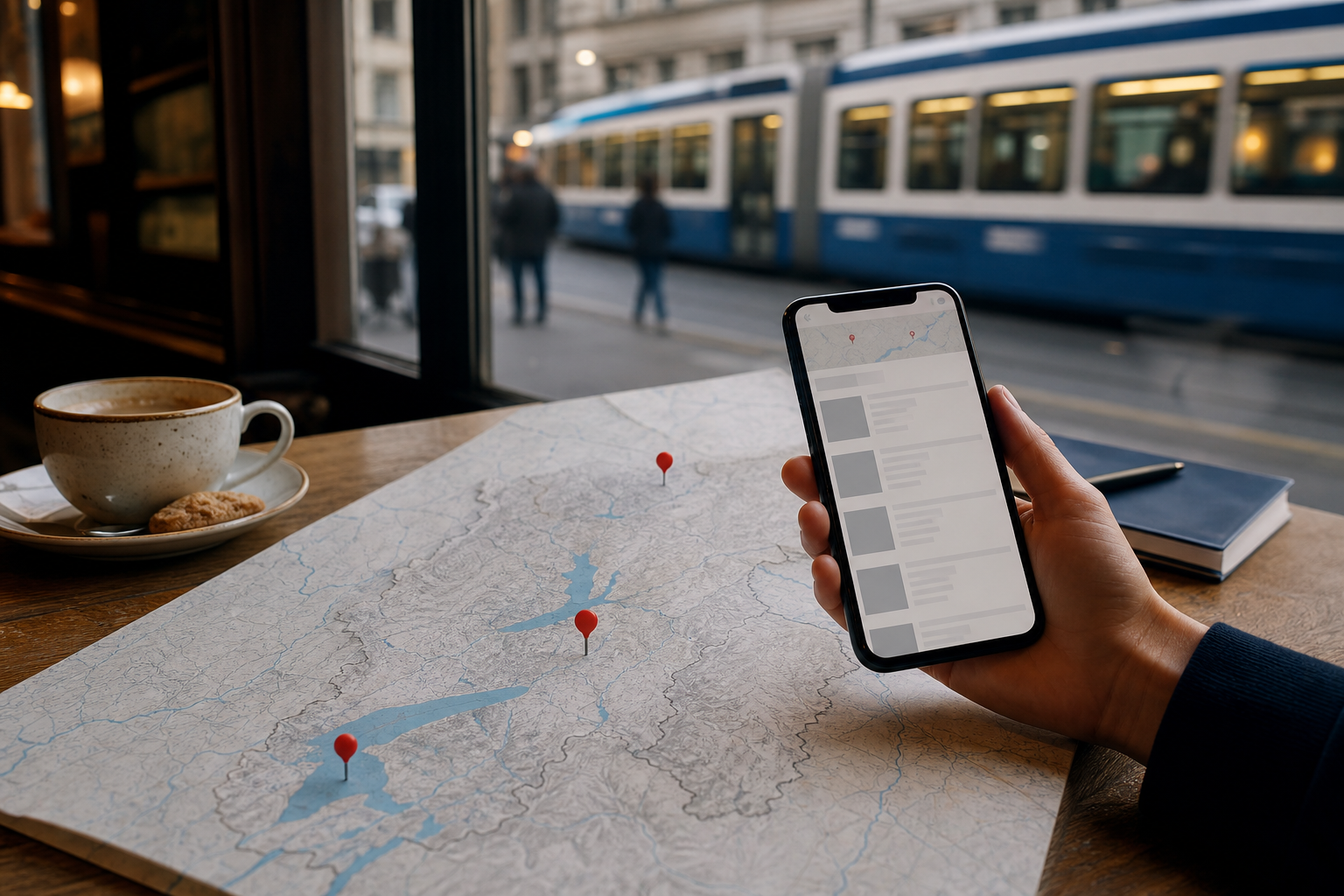 SEO local Suisse — travail éditorial et analytique en Suisse